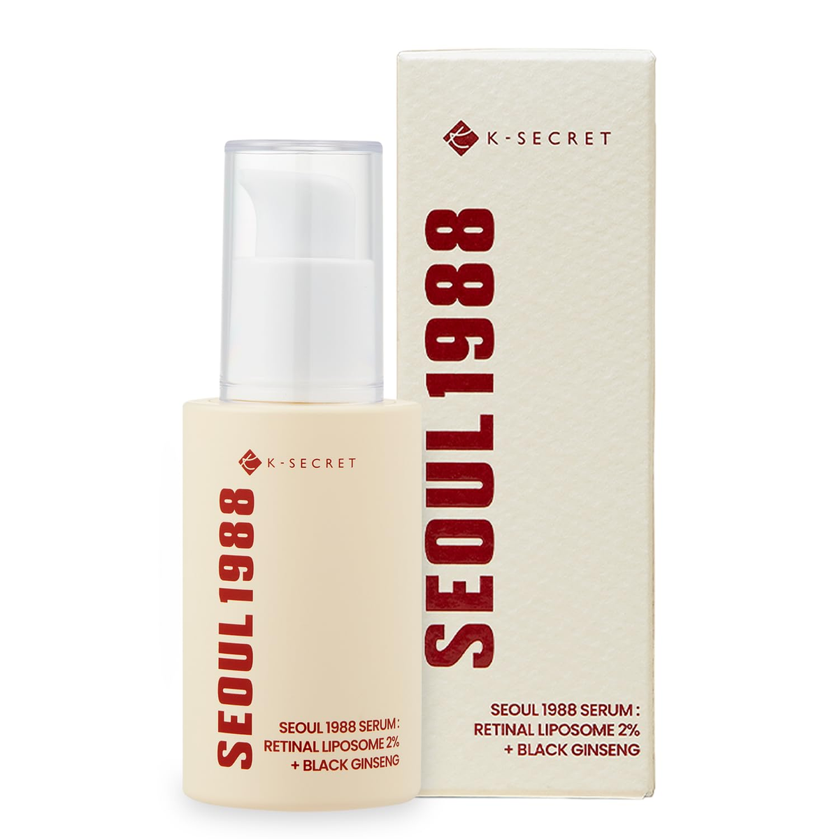 KSECRET SEOUL 1988 Serum: Retinal Liposome 2% + Black Ginseng